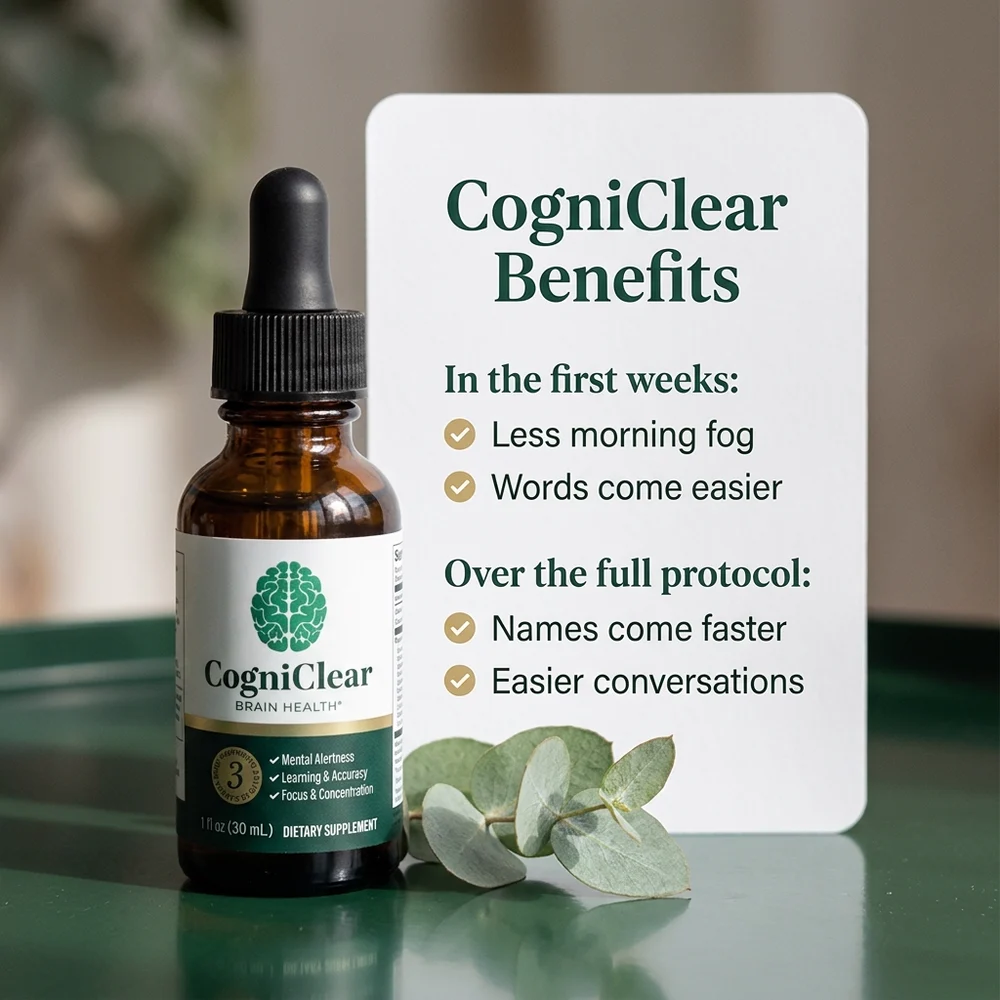 CogniClear benefits: finding words, remembering names and following conversations